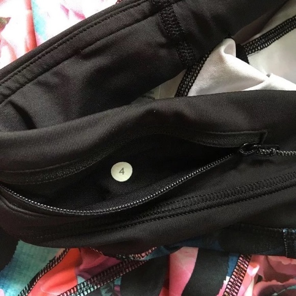 NWT Lululemon Secret Garden Run Inspire Crop Sz 4 - Picture 7 of 8